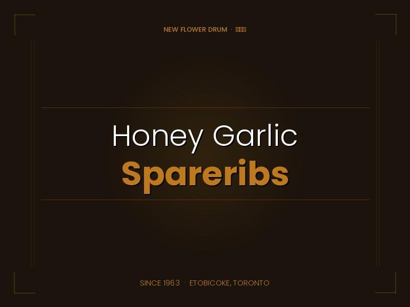 Combo 9 — Honey Garlic Spareribs